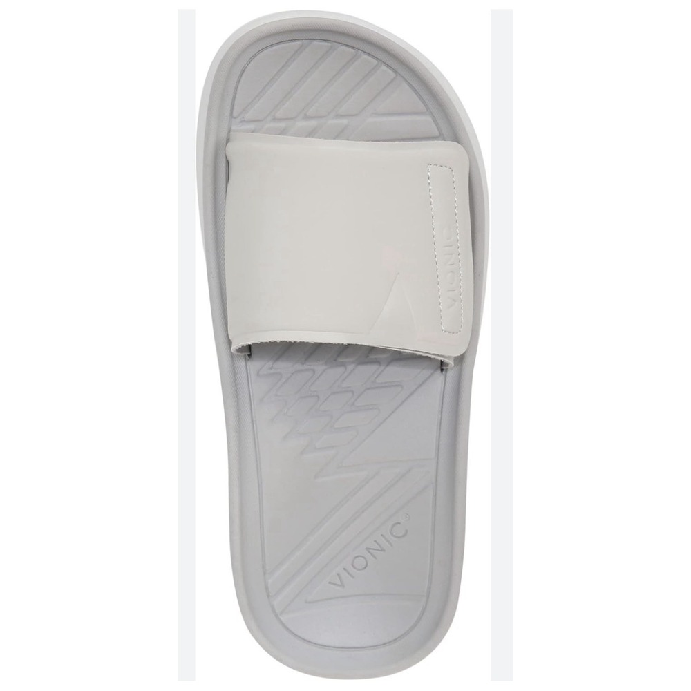 Vionic Shoes Rejuvenate Recovery Sandals Womans Size 5 Cream Slide